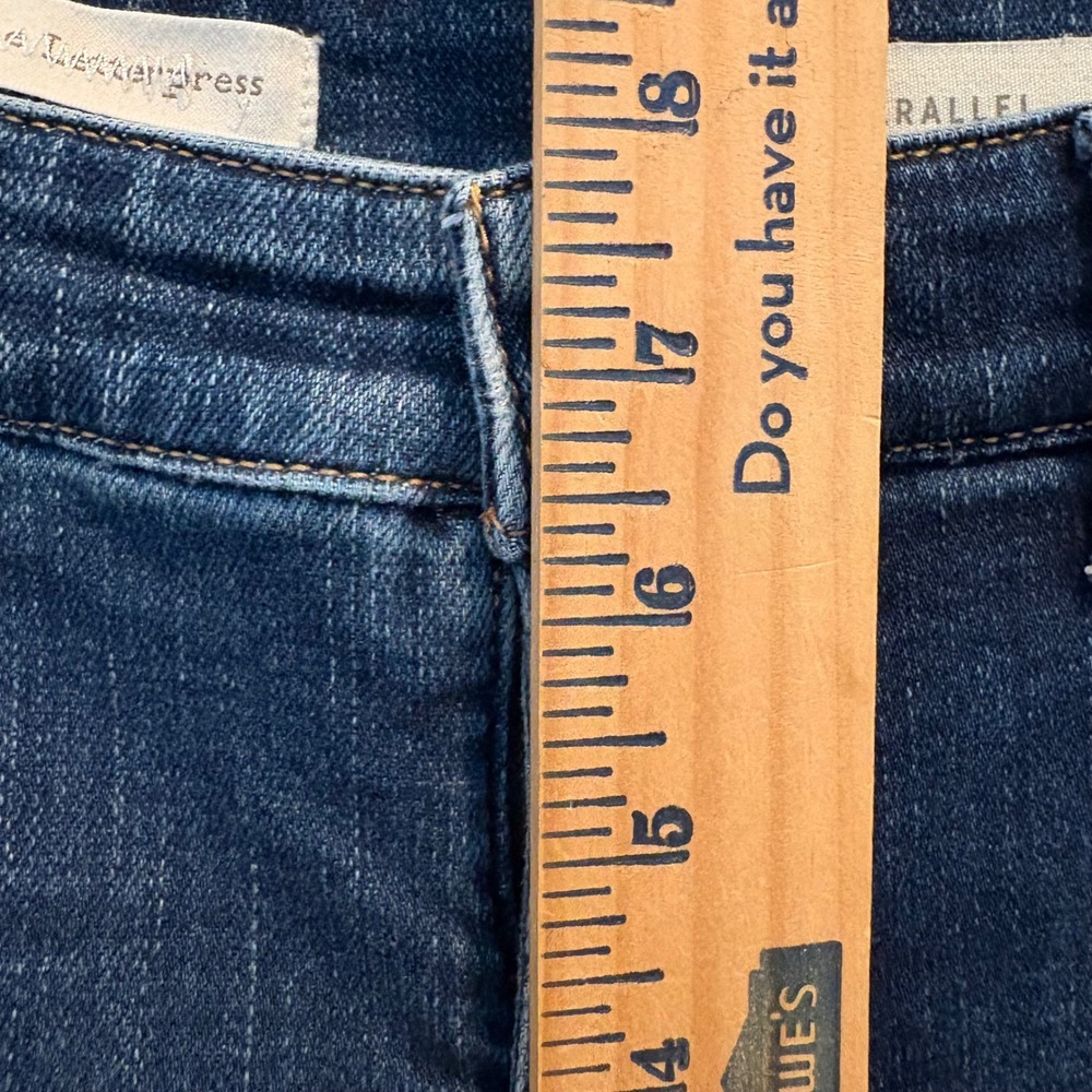 Pilcro‎ and the Letterpress Parallel Jeans Women's 26 Dark Wash 32" inseam - Picture 11 of 14
